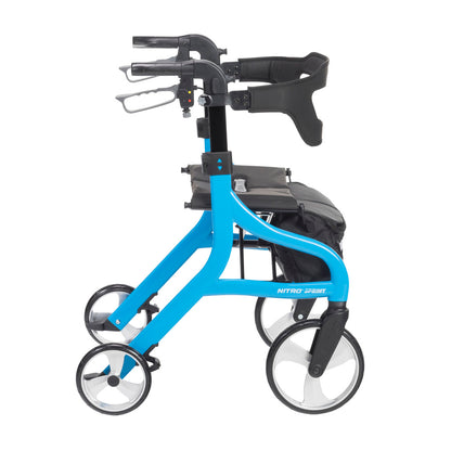 Andadera ROLLATOR NITRO SPRINT BLUE DRIVE