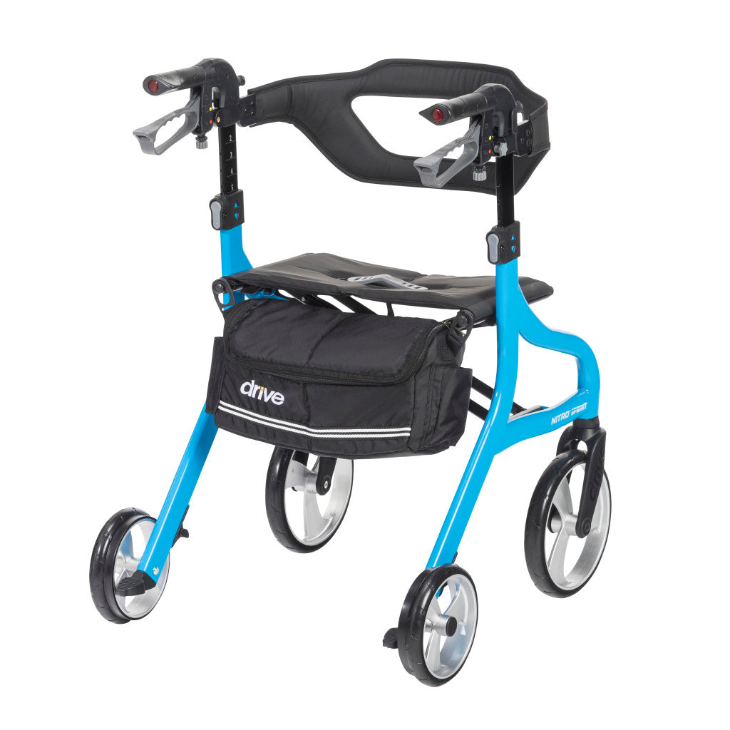Andadera ROLLATOR NITRO SPRINT BLUE DRIVE