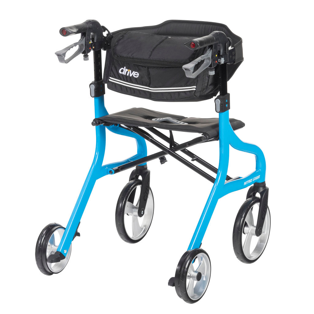 Andadera ROLLATOR NITRO SPRINT BLUE DRIVE