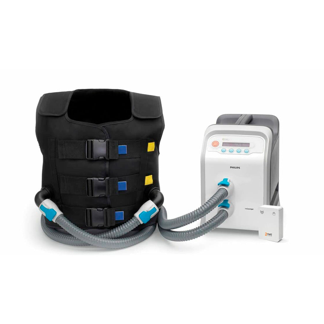 Oscilador con Chaleco Percutor InCourage Respirtech Philips (NUEVO)
