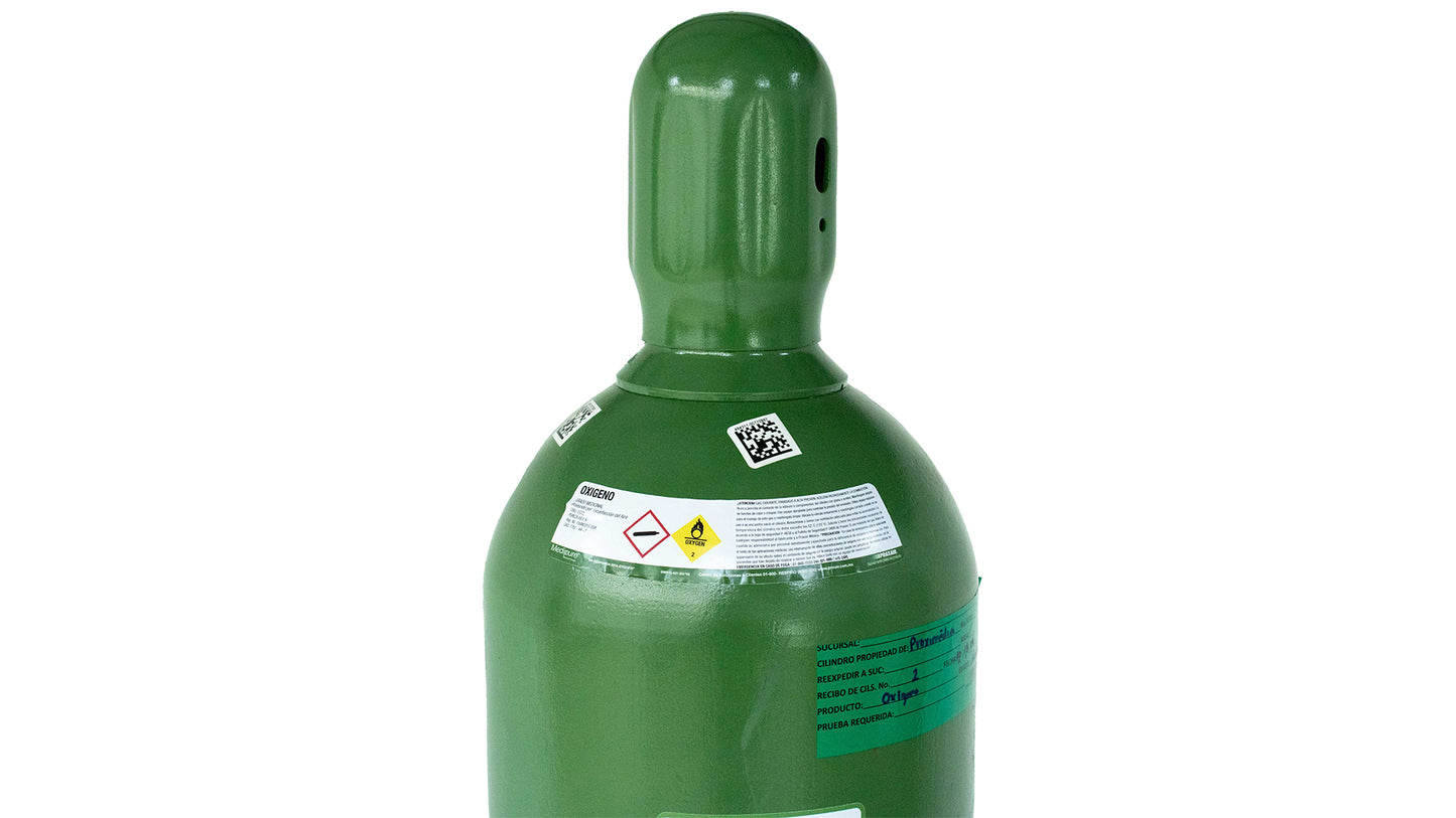Cilindro Oxígeno 9,500 Lts