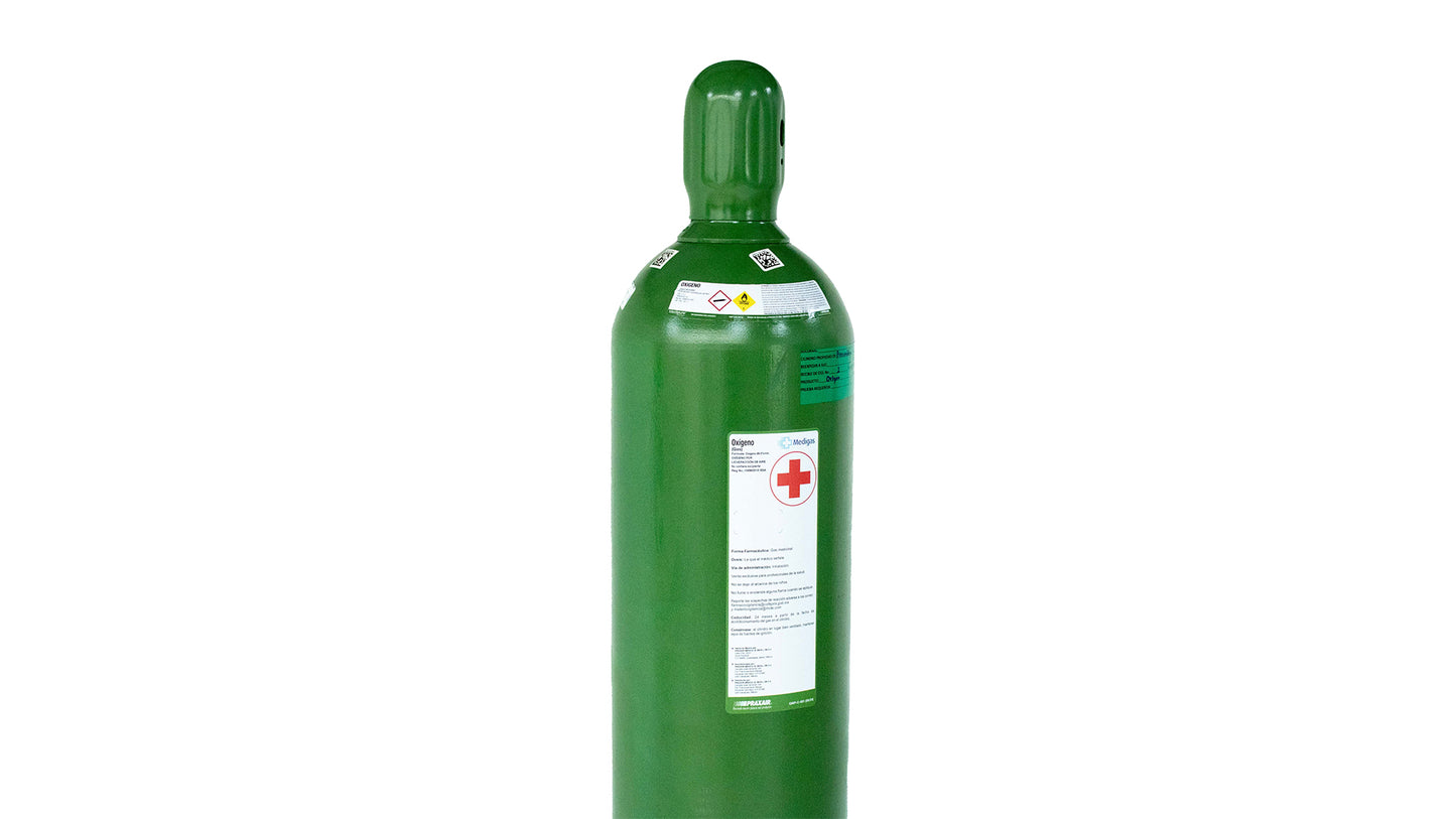 Cilindro Oxígeno 9,500 Lts