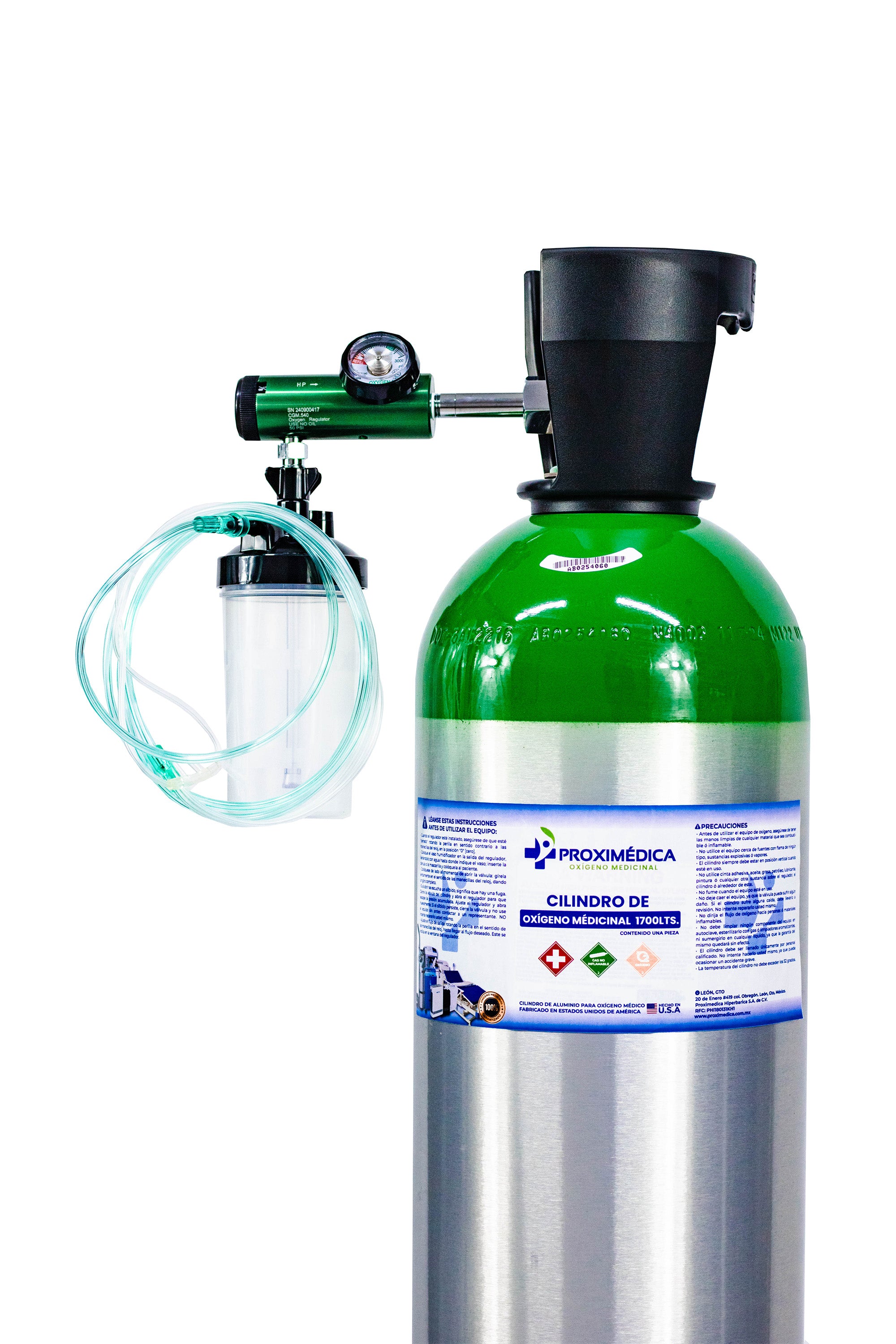 Kit de Oxígeno 3500 Lts "M"