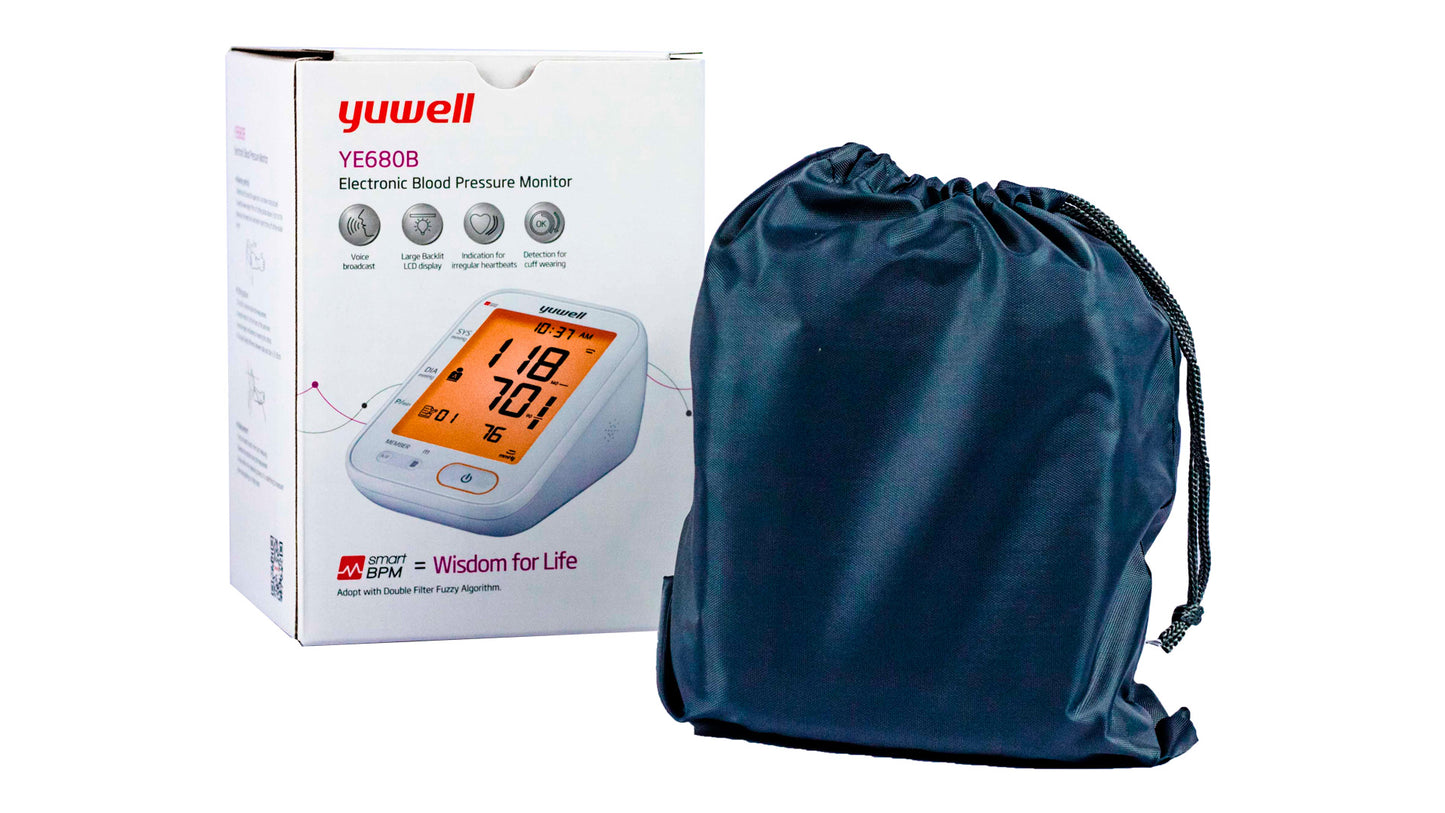 Monitor de Presión Arterial-Baumanómetro de brazo YE 680B Yuwell