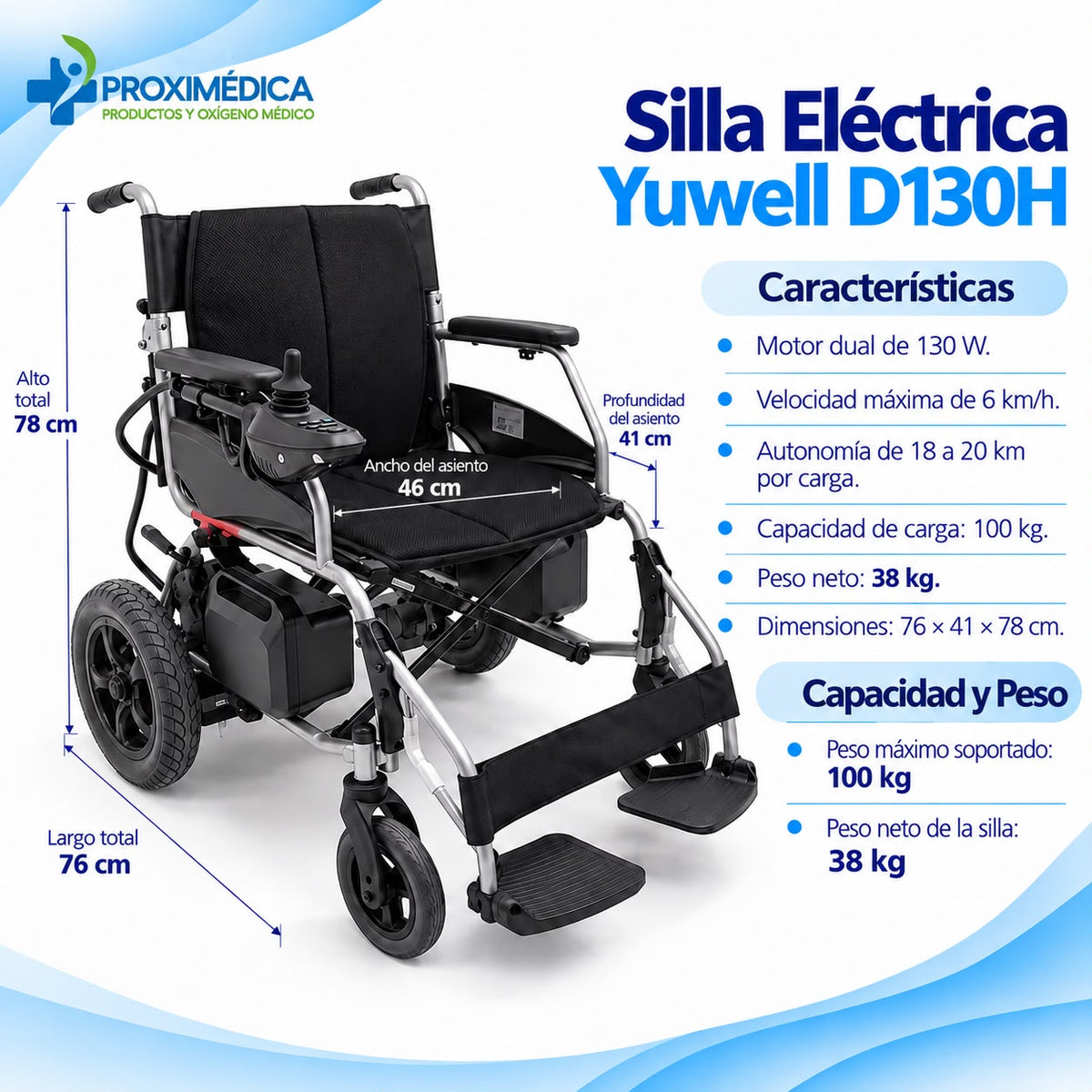 Silla Eléctrica Yuwell D130H