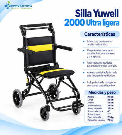 Silla Ruedas Transporte Yuwell 2000