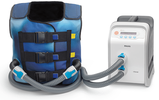 Oscilador con Chaleco Percutor InCourage Respirtech Philips (NUEVO)