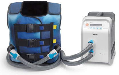 Oscilador con Chaleco Percutor InCourage Respirtech Philips (NUEVO)